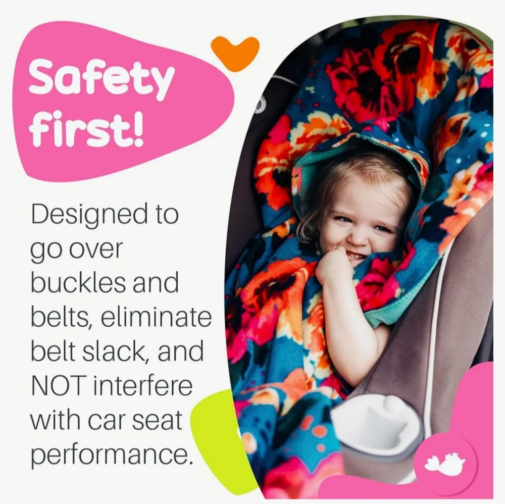 Birdy Boutique Car Seat Poncho for Kids - Picture 5 of 5